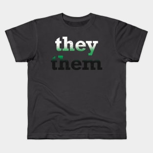 Neutrois They Them Pronouns Kids T-Shirt